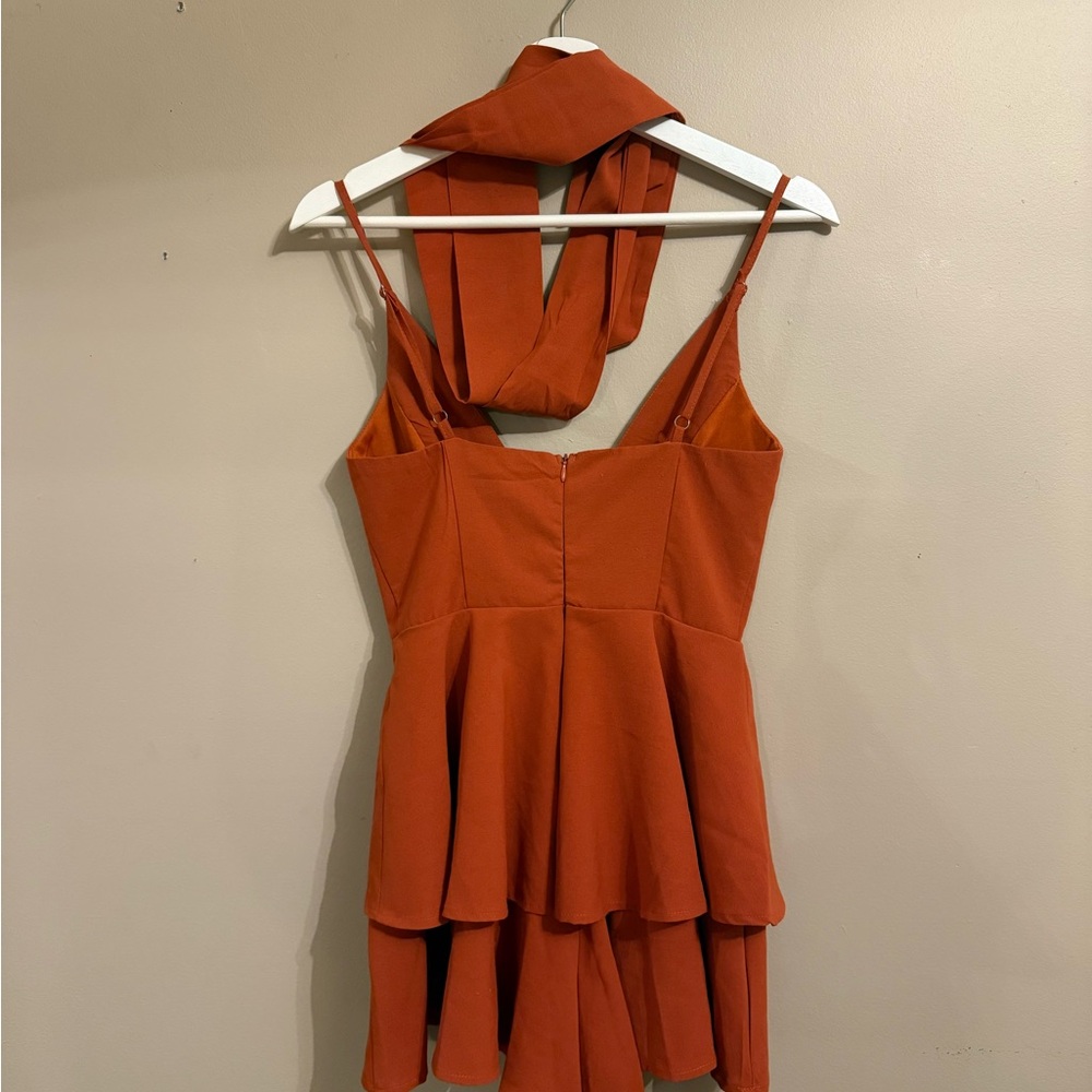 Princess Polly Rust Mini Dress - Picture 2 of 4